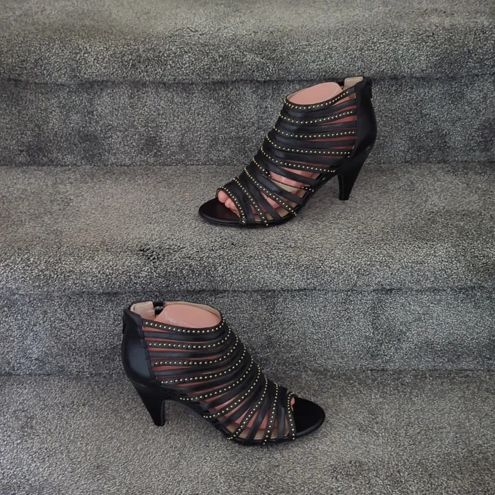 INC Peep Toe Heeled Ankle Booties